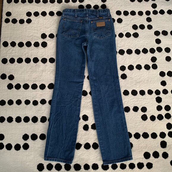 Wrangler Jeans Cowboy Cut Bootcut Mens 28x34 Blue Denim 936PWD Western Rodeo 90s - Picture 1 of 11